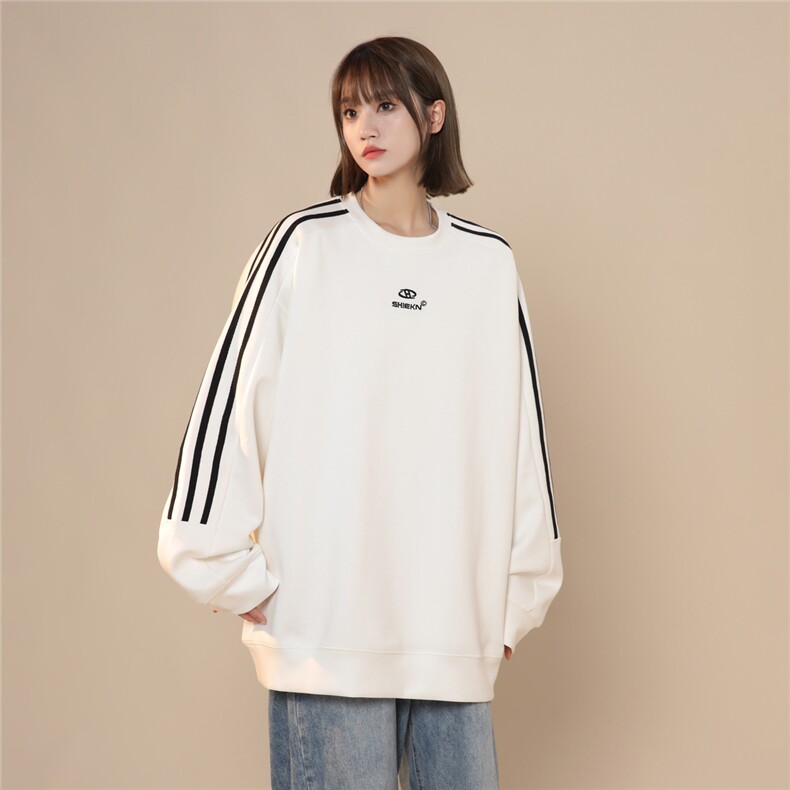 新款长袖卫衣女秋季宽松显瘦慵懒风休闲外套刺绣上衣潮WY271-P48,女装短外套,星座1008-1