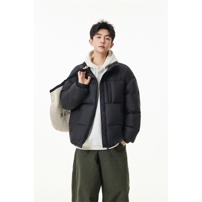 90%绒新标有报韩版宽松羽绒服外套上衣Y993/P350现货,男装羽绒服,星座202