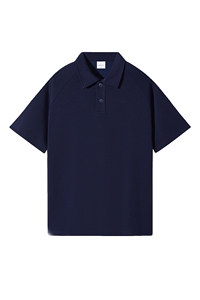 百搭纯色POLO衫男女款大版纯棉打底衫团体班服高克重品质图片