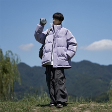 量大优可提供视频冬棉衣立领条纹HD019-1-MF5101-P75，男装棉衣，电商019-1