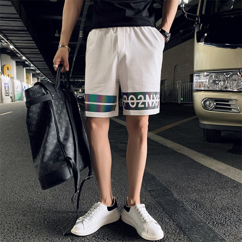 D夏季五分裤社会精神小伙宽松运动短裤,男装休闲裤,星座102A（原电商D309-1）