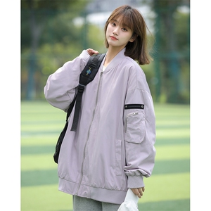 新款飞行夹克男美式复古棒球服外套高街潮牌CYJK9271 P-75控价109图片