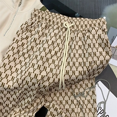 慵懒风时尚运动套装女夏季新款显瘦翻领短袖上衣阔腿长裤两件套潮，女装套装/套裙，江南