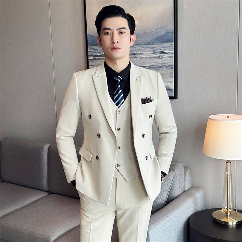 2024潮款双排扣时尚潮流新款男士休闲西服2206-P225,男装西服,星座311B