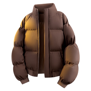 立体新款冬季羽绒立领PU皮棉服棉袄韩版宽松外套A436-2522-P80图片