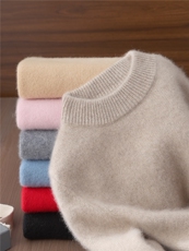 优质精选儿童纯色羊毛衫男童加厚套头针织女童羊绒毛衣打底衫，童装儿童羊毛衫，初丹羊绒童装