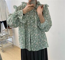 【素妮】2022新春韩系气质雪纺小衫，其它，素妮