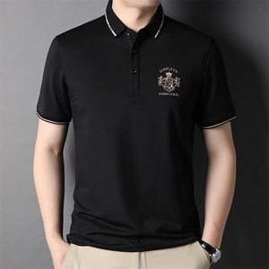 POLO衫夏季翻领短袖男纯色中年男士商务休闲潮流上衣 SFT3121-P63图片