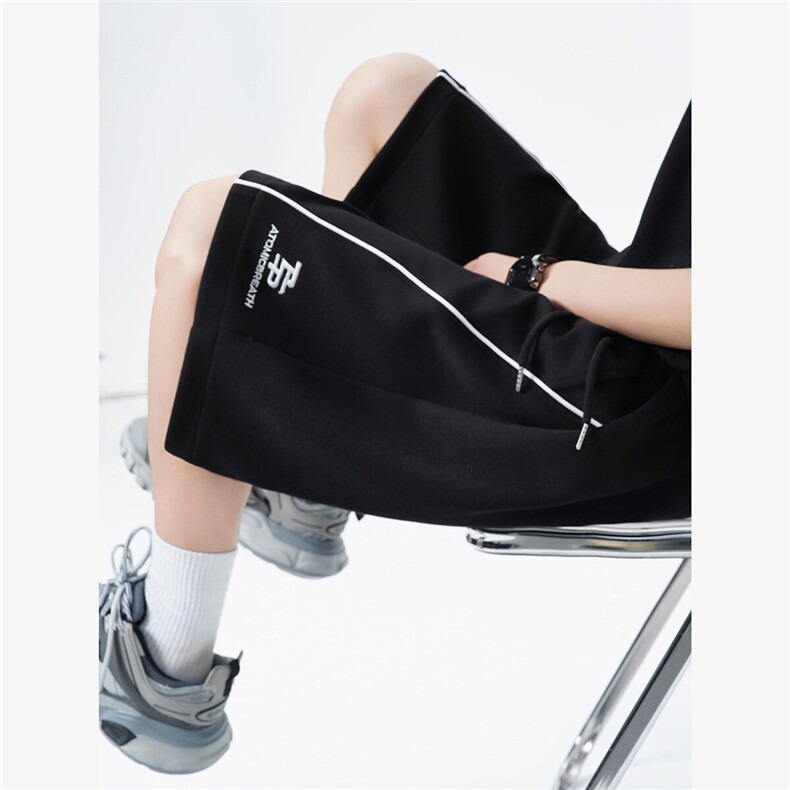 ！卫裤短裤男夏2025新款潮牌中裤高级感815A-DK20-P38控59,男装牛仔裤,星座815A