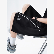 ！卫裤短裤男夏2025新款潮牌中裤高级感815A-DK20-P38控59，男装牛仔裤，星座815A