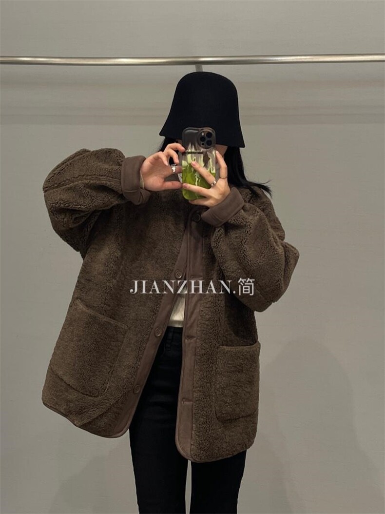 秋冬新款羊糕毛外套，其它，JIAN.Z 简.站