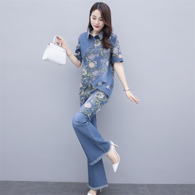 套装/套裙通勤两件套休闲时尚气质百搭宽松优雅，女装套装/套裙，秋水欣儿