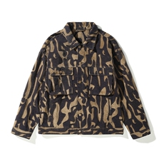 高品质2025新款水洗微阔牛仔衣男夹克外套，男装工装外套，电商D218A