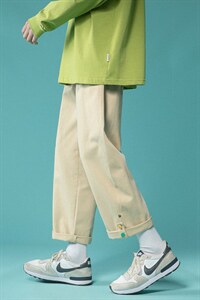 现货 1405-1-K003-P35 彩扣男女中性休闲裤 九分裤图片