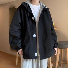 男秋季2023新款长袖夹克假两件外套JM06P60，男装夹克，星座1116-2
