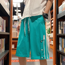 特P302024夏季短裤港风宽松韩版五分裤休闲裤XDK226，男装牛仔裤，电商B370