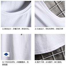 BX25061-P20港风运动汗背心男大码汗衫男无袖T恤男网格挂拍，男装T恤，电商A040A
