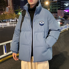 秋冬新款韩版加厚保暖立领宽松棉服外套男MY2051P95控118，男装棉衣，电商A268A