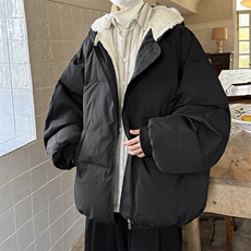 控128加绒面包服男大码羊羔毛棉衣男MY16325-P100，男装棉衣，电商A040