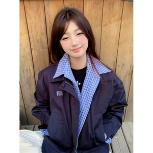 百搭夹克新款原宿简约文艺潮流时尚ins气质慵懒流行601-1-Y620图片