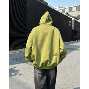 新款毛绒小狗连帽卫衣潮牌宽松休闲百搭时尚卫衣图片