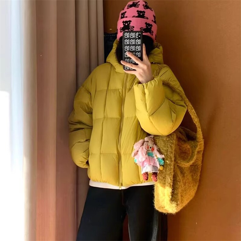 网图-连帽方格面包服棉服男cp256-特105，男装棉衣，电商B371