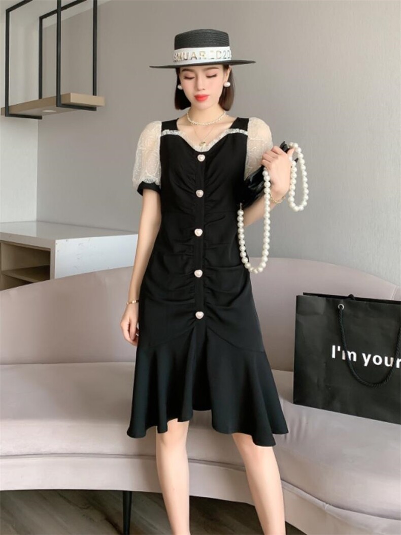 【现货】夏季新款雪纺连衣裙醋酸麻连衣裙披肩连衣裙，女装连衣裙，友一有二