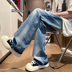 XZ616夏季新款水洗简约直筒休闲裤牛仔裤TY1017P65控78，男装牛仔裤，星座512A（原616）