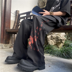 新中式风春夏新款宽松透气休闲裤冰丝裤B315-K24043-p50控68图片
