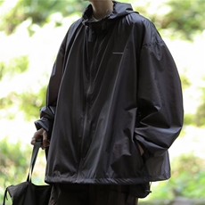 防晒衣男士韩版潮流连帽薄款帅气2024夏季新款ins外套W5763-P39，男装防晒衣，星座412-3