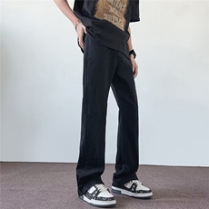 高街拉链复古微喇工装牛仔裤男女显瘦美式机能修身裤子8225/P42，男装牛仔裤，星座506