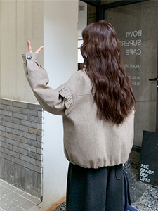 新款现货2152-P265-K395白鸭绒90绒保暖派克服休闲减龄宽松休闲图片