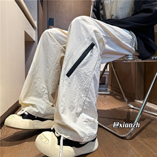 XZ6162024秋季重磅设计感双线拉链防水冲锋裤TY1032特P30控58，男装休闲裤，星座512A（原616）