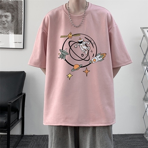 麂皮绒短袖t恤男大码半袖男 JD82142-P25图片
