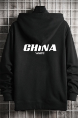 KS21001-P38加绒款-P43连帽开衫卫衣男运动外套大码班服网格，男装卫衣，电商A040A