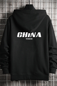 KS21001-P38 加绒款-P43 连帽开衫卫衣男运动外套大码班服 网格图片