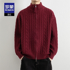 1506-1/MY871/P82男士户外休闲百搭针织开衫2026秋季新款时尚简约图片