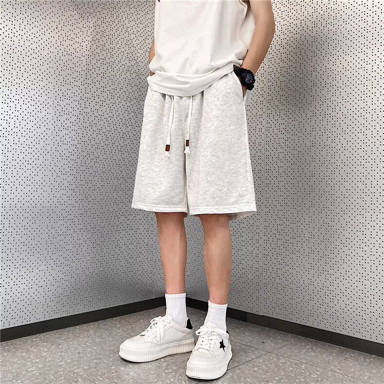 宽松型短裤男士夏季2025新款青少年运动裤潮牌宽松男生五分裤子潮,男装牛仔裤,星座506