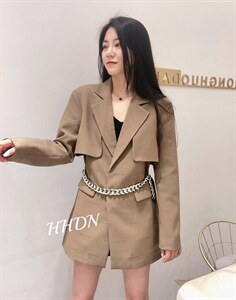 秋季韩版时尚范的西装图片