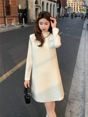 2026新款小香风裙配针织衫千金风两件套2B115-2606-P165-K268，女装套装/套裙，乐吉娜