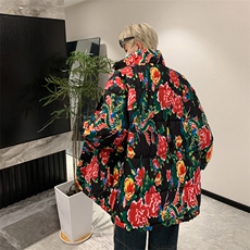 现货有货东北网红炸街痞帅休闲男女同款过年战袍棉衣MY999，男装棉衣，星座506
