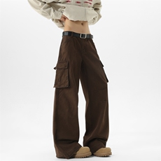 【现货】XZ1218BK3193特价P53美式复古多口袋工装裤，男装工装外套，星座1218（原611-3）