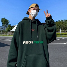 抖音得物供货可提供视频秋冬重磅美式宽松连帽卫衣DL2326，男装卫衣，电商A486
