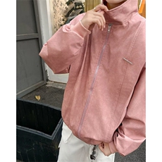 【有货】DW194-P72潮美式PU皮立领工装夹克外套女春秋季棒球服，男装夹克，星座603-2
