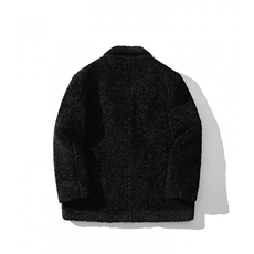 白底泰迪绒短款纯色西装大衣高级感毛呢大衣外套男77938P128控188，男装风衣，星座226-1