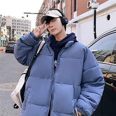情侣款纯色棉衣男立领棉服潮流大码棉袄冬季加厚A266-P03-P50，男装棉衣，电商A266