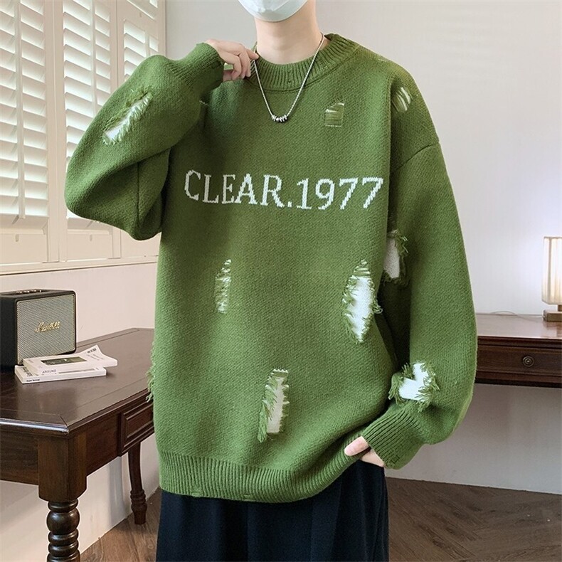 84564-特P55红色毛衣男冬季打底衫过年针织衫男加厚保暖拜年服,男装针织衫/毛衣,电商D310B