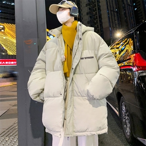 连帽棉衣男士冬季加绒加厚休闲外套面包服棉袄 M02 P85图片