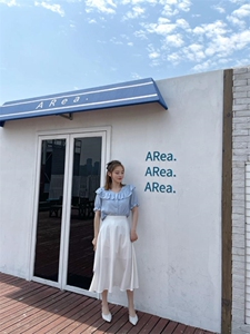 荷叶边小衫2021夏款图片