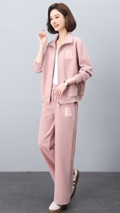 运动套装女早春穿搭2025新款春秋装搭配一整套休闲妈妈时尚两件套图片
